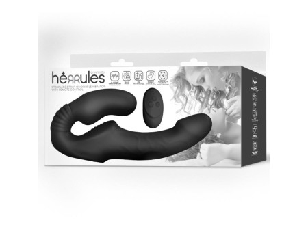 Strap on Vibrador Doble sin Arnes con Control Remoto