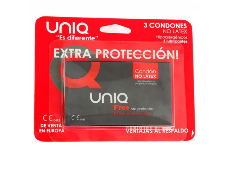 Preservativos Free Condoms sin Latex 3 Unidades