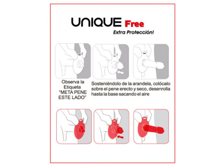 Preservativos Free Condoms sin Latex 3 Unidades