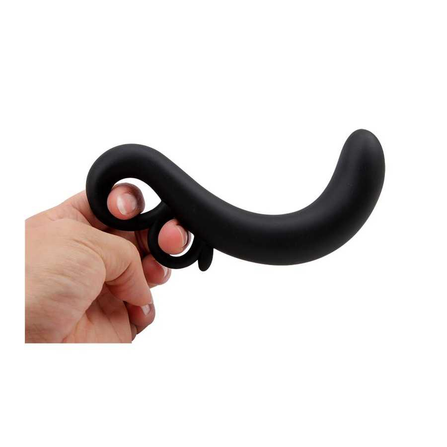 Estimulador Punto G Two Finger Silicona Negro