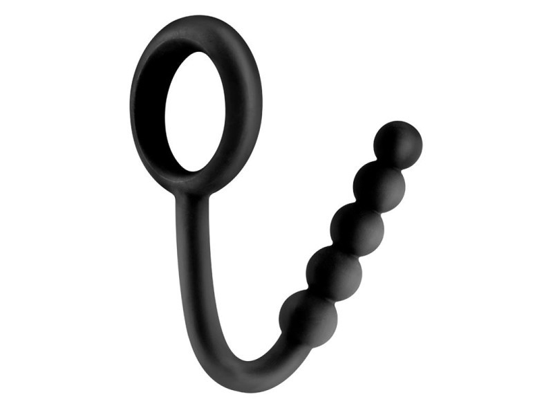 Fetish Fantasy Elite Perlas Anales con Anillo Testicular Negro Fetish Fantasy Elite Perlas Anales con Anillo Testicular Negro