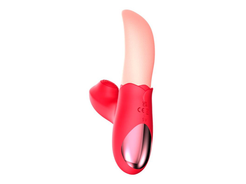Estimulador Doble con Lengua y Pulsacion