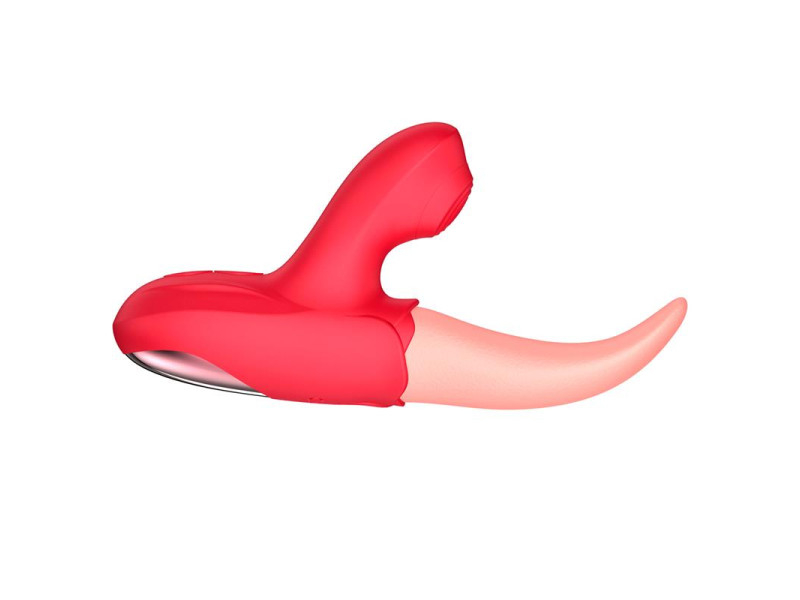 Estimulador Doble con Lengua y Pulsacion