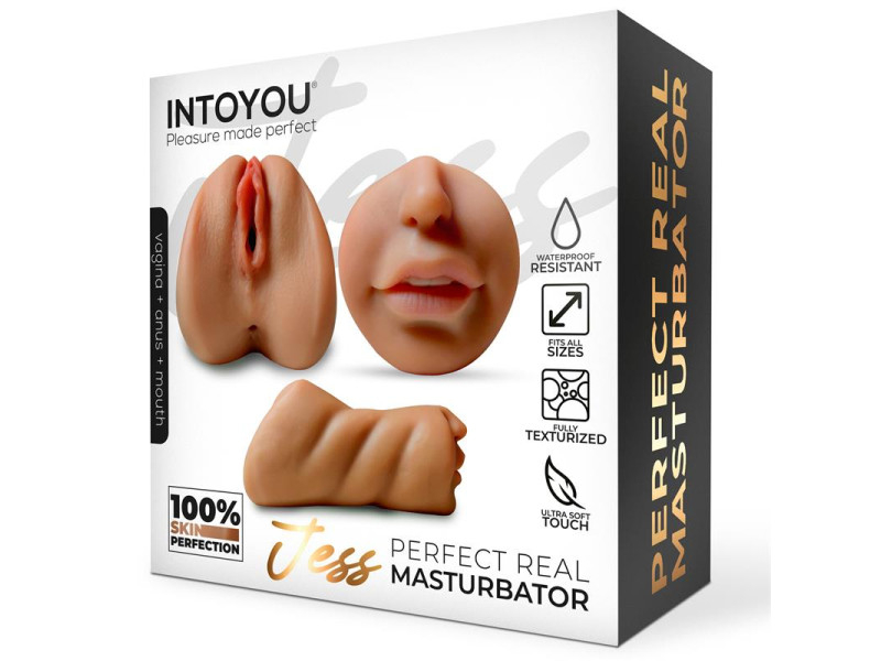 Jess Vagina Ano y Boca Super Realista 650 gr