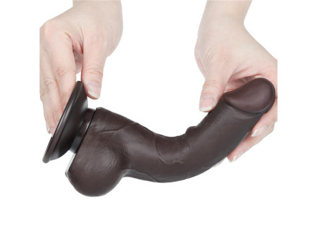Dildo Dual Layer Piel Deslizante Retractil 75