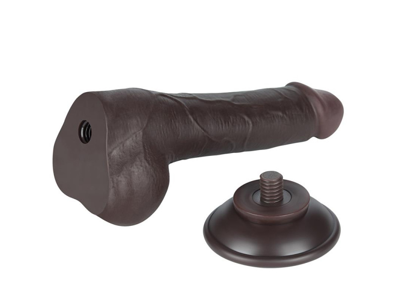 Dildo Dual Layer Piel Deslizante Retractil 75