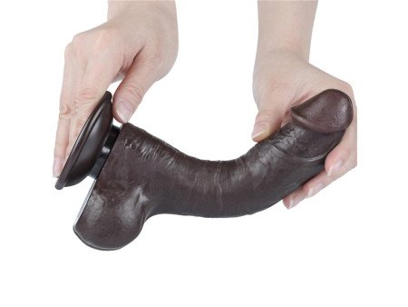 Dildo Dual Layer Piel Deslizante Retractil 8