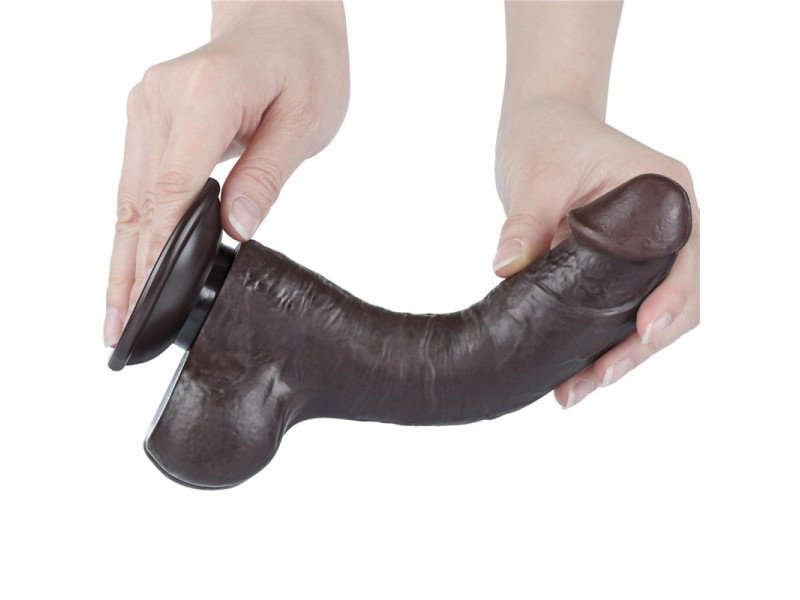 Dildo Dual Layer Piel Deslizante Retractil 8