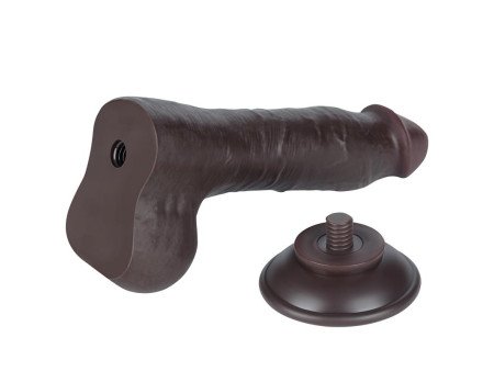 Dildo Dual Layer Piel Deslizante Retractil 8