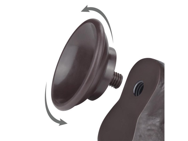 Dildo Dual Layer Piel Deslizante Retractil 8