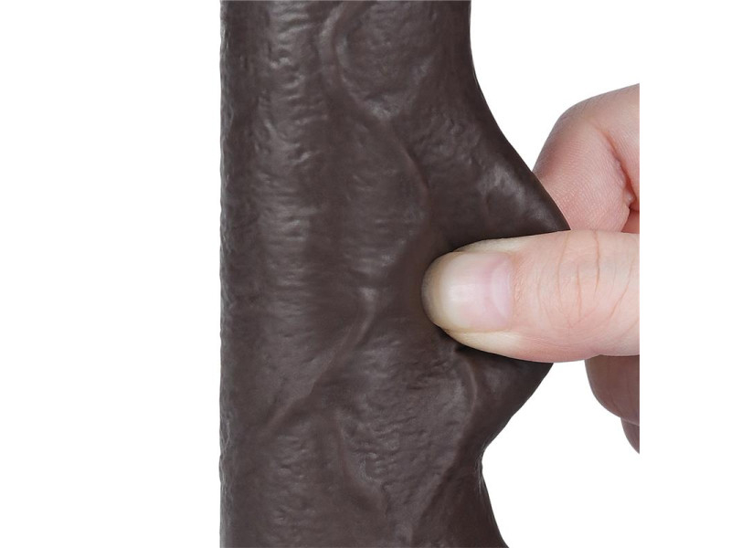 Dildo Dual Layer Piel Retractil 7