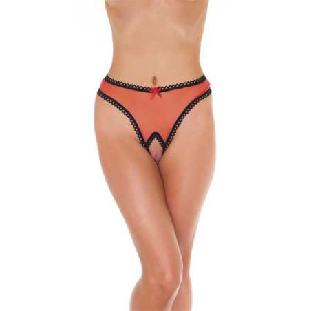 Rimba Amorable Tanga Abierto Color Rojo Talla Unica