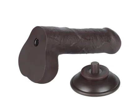 Dildo Dual Layer Piel Retractil 7