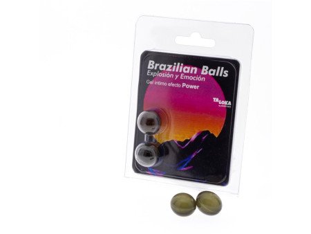 Set 2 Brazilian Balls Gel Excitante Efecto Power