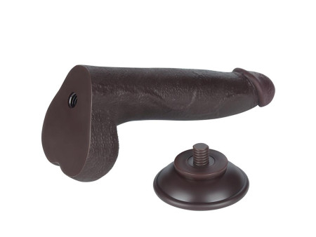 Dildo Dual Layer Piel Deslizante Retractil 85