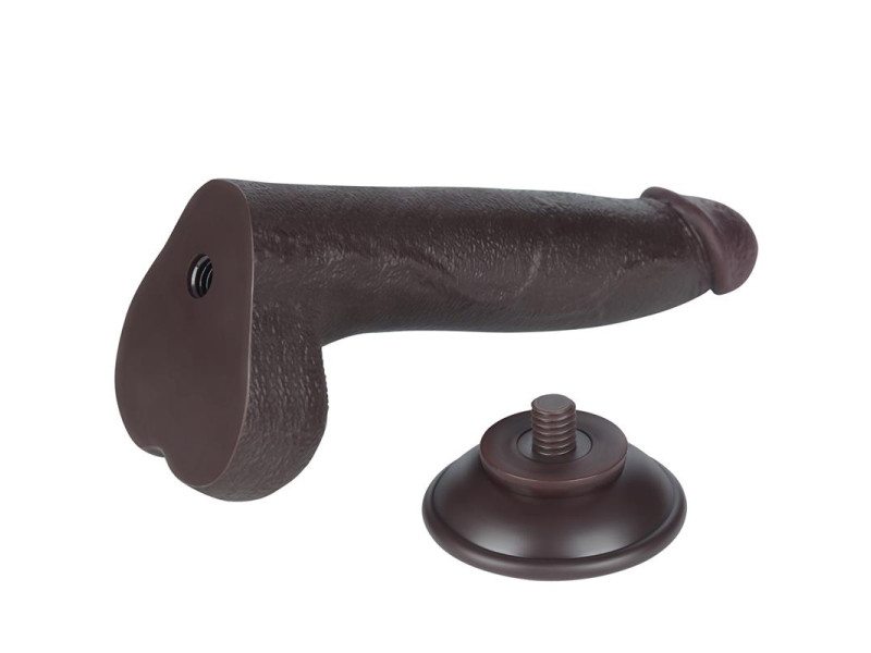Dildo Dual Layer Piel Deslizante Retractil 85