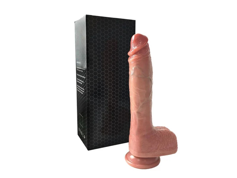 Dildo con Vibracion Thrusting y Calor