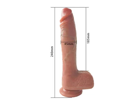 Dildo con Vibracion Thrusting y Calor Dildo con Vibracion Thrusting y Calor