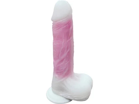Dildo Doble Capa con Vibracion Thrusting y Calor