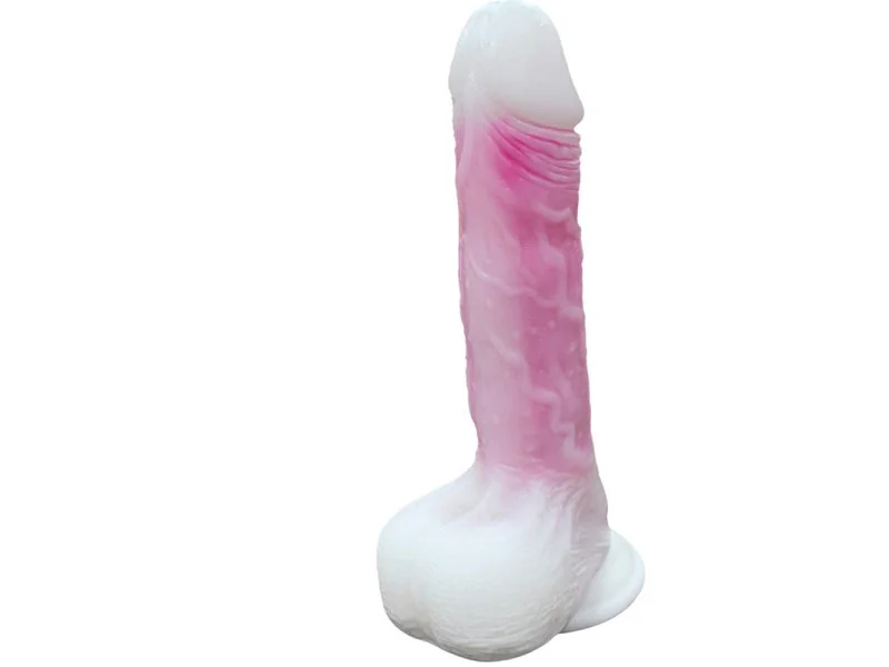 Dildo Doble Capa con Vibracion Thrusting y Calor