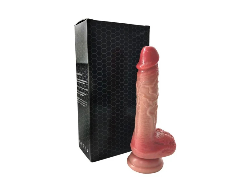 Dildo Realista con Vibracion Thrusting y Calor