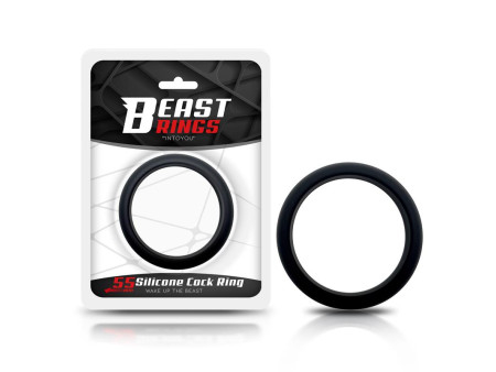 Anillo para el Pene Silicona Solida 55 cm Negro