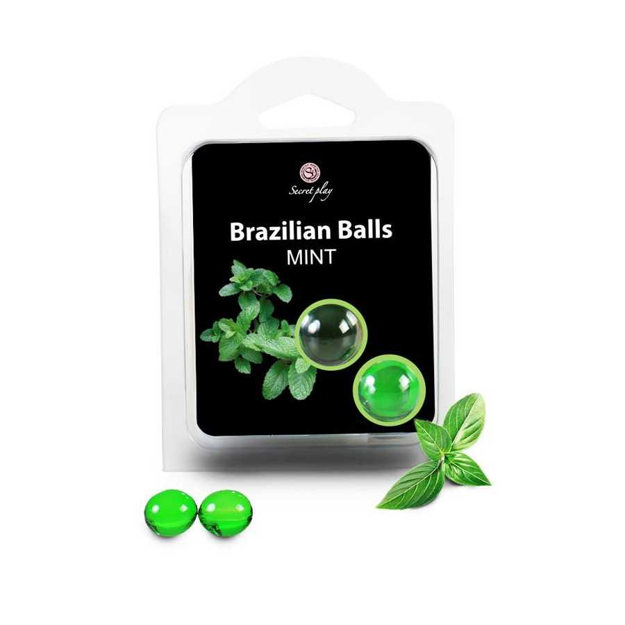 Secret Play Set 2 Brazilian Balls Aroma Menta