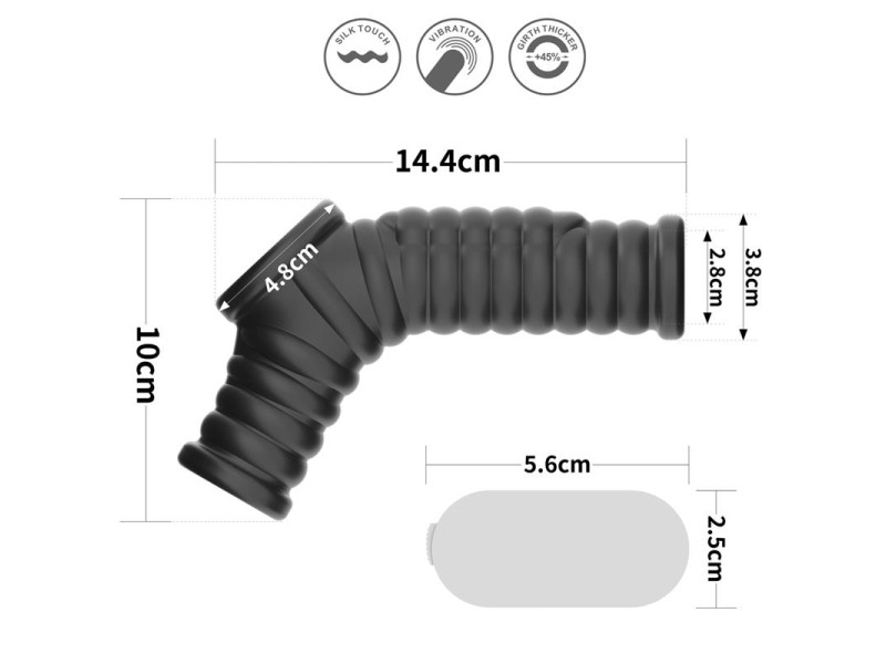 Anillo Vibrador para Pene y Escroto Wave Knights