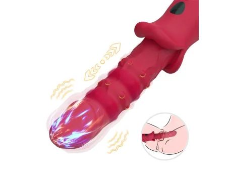 Vibrador con Calor y Movimiento Vertical con Pantalla Digital