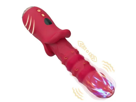 Vibrador con Calor y Movimiento Vertical con Pantalla Digital