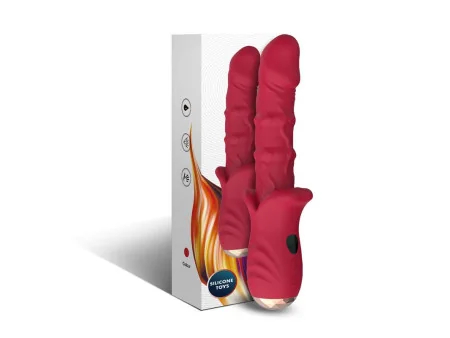 Vibrador con Calor y Movimiento Vertical con Pantalla Digital