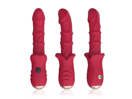 Vibrador con Calor y Movimiento Vertical con Pantalla Digital
