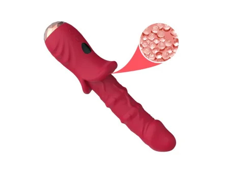 Vibrador con Calor y Movimiento Vertical con Pantalla Digital