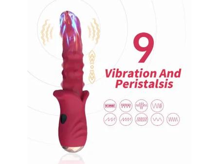 Vibrador con Calor y Movimiento Vertical con Pantalla Digital
