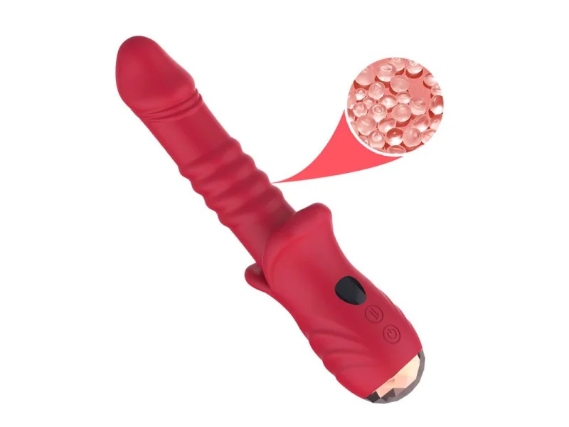Vibrador con Thrusting Punto G y Pantalla Digital