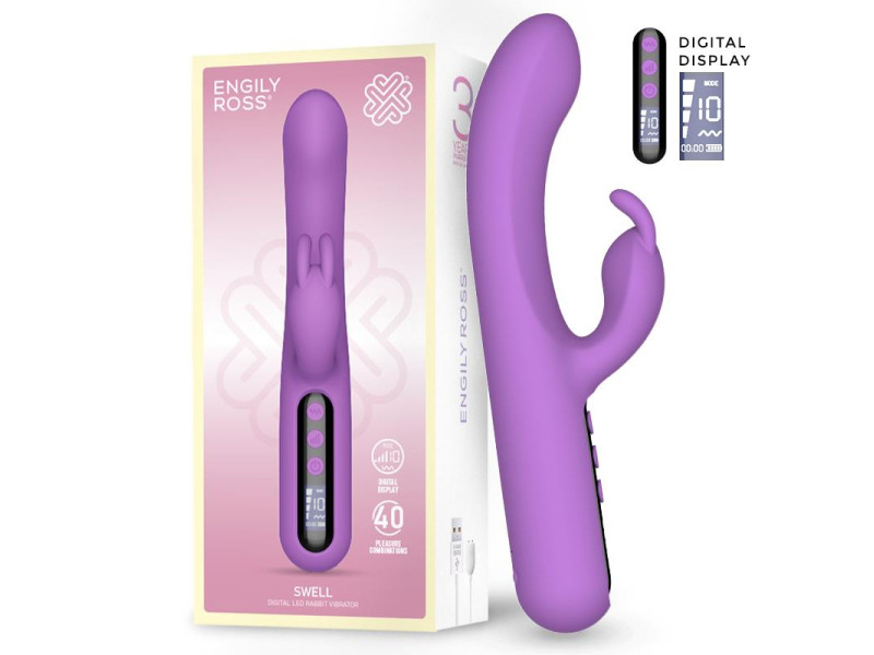 Swell Vibrador con Pantalla Digital y Gran Potencia