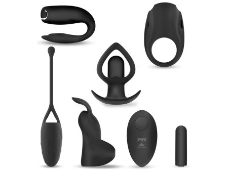 Six In One Kit de Bala Vibradora y 5 Accesorios de Silicona