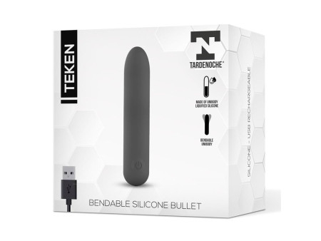 Teken Bala Vibradora Flexible Silicona Liquida Unibody USB Magnetico