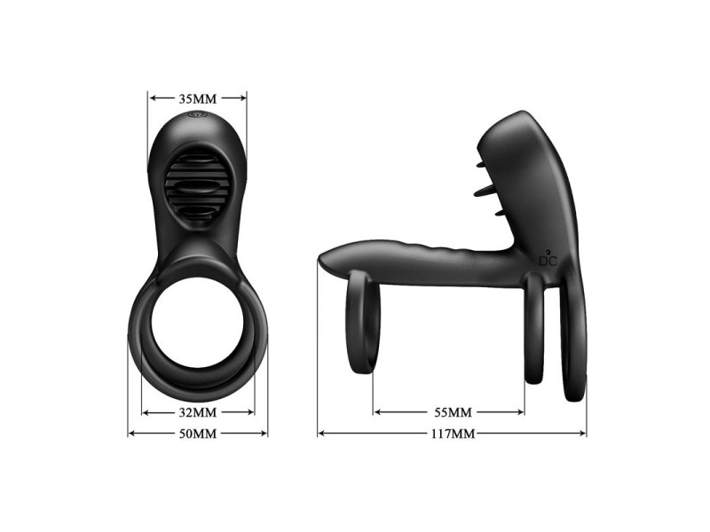 Jammy Anillo Triple con Vibracion USB