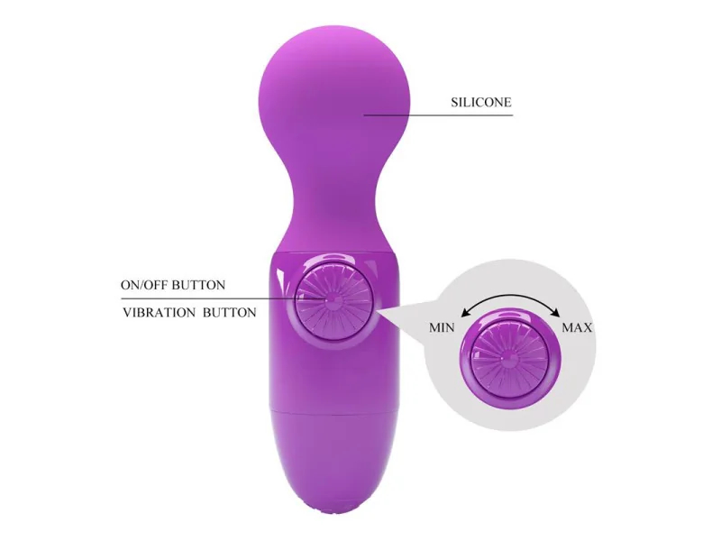 Mini Masajeador Little Cute Purpura