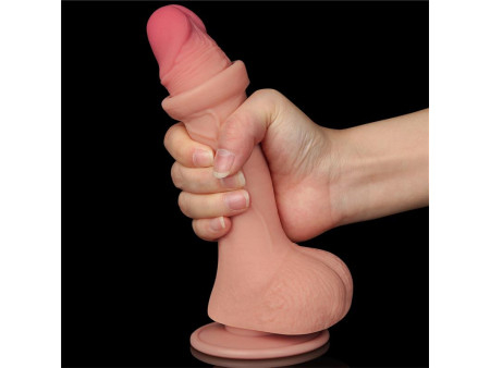 Dildo Dual Layer Piel Deslizante Retractil 75 Dildo Dual Layer Piel Deslizante Retractil 75