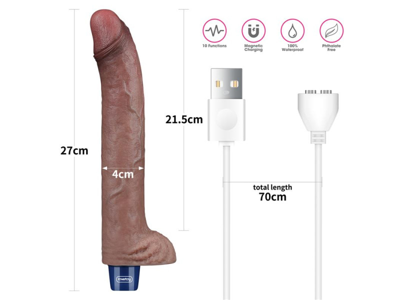 Vibrador Realista 11 USB