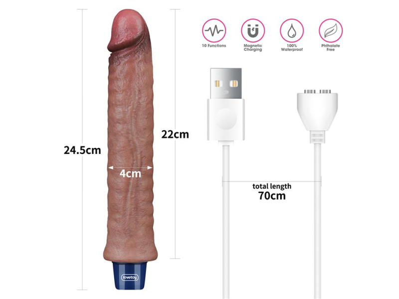 Vibrador Realista 95 USB