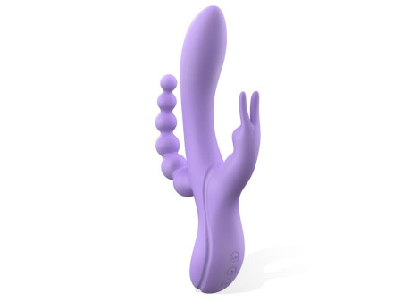 Lindsay Vibrador con Cadena Anal Silicona Liquida Unibody Flexible 2 Motores