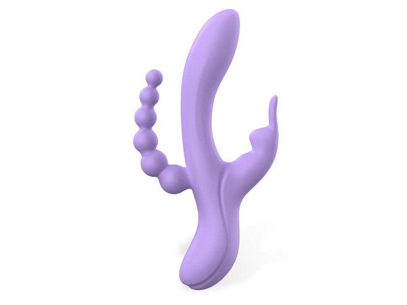 Lindsay Vibrador con Cadena Anal Silicona Liquida Unibody Flexible 2 Motores