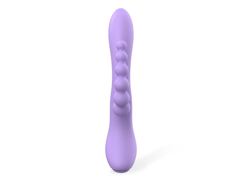 Lindsay Vibrador con Cadena Anal Silicona Liquida Unibody Flexible 2 Motores