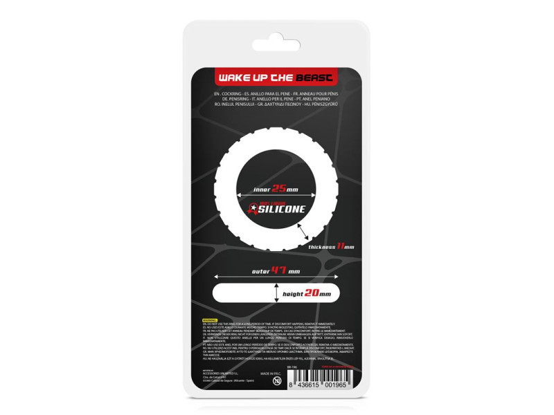 Anillo para el Pene Turbine Silicona Liquida 25 mm