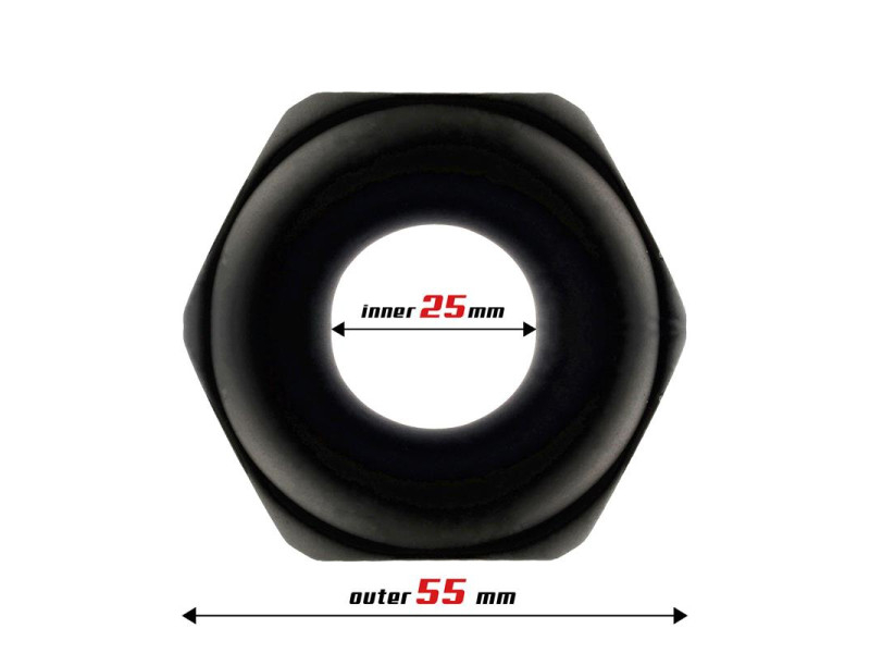 Anillo para el Pene Nut Silicona Liquida 25 mm
