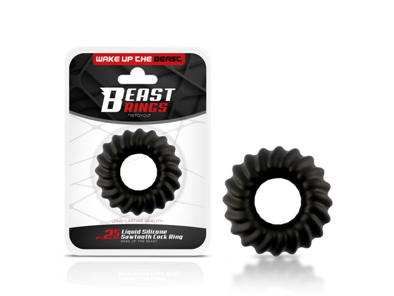 Anillo para el Pene Sawtooth Silicona Liquida 25 mm Anillo para el Pene Sawtooth Silicona Liquida 25 mm