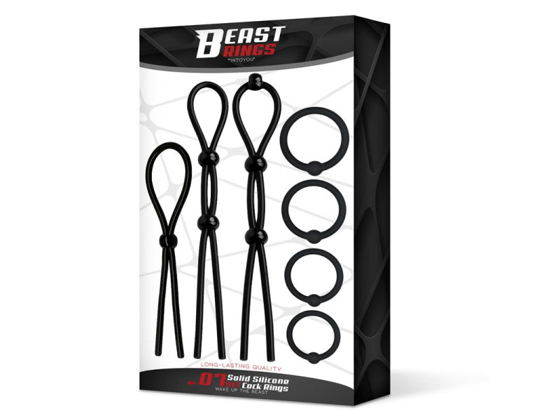 Set de 7 Anillos para el Pene Silicona Solida